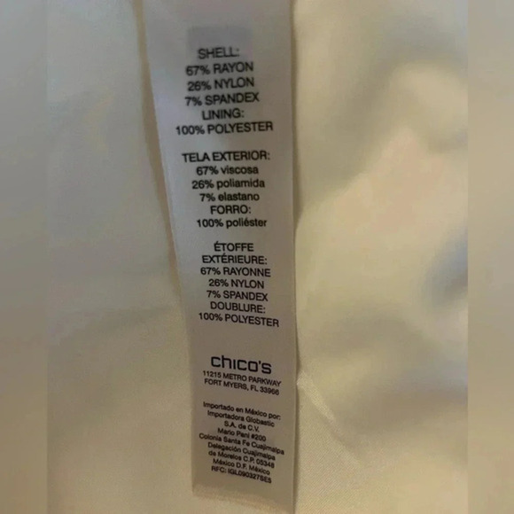 Chico’s Vintage Crop Jacket Silver Grommet Design - Picture 10 of 10